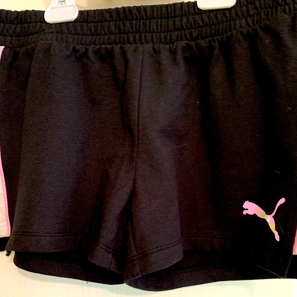 NWT size 12-14 girls Puma cotton shorts